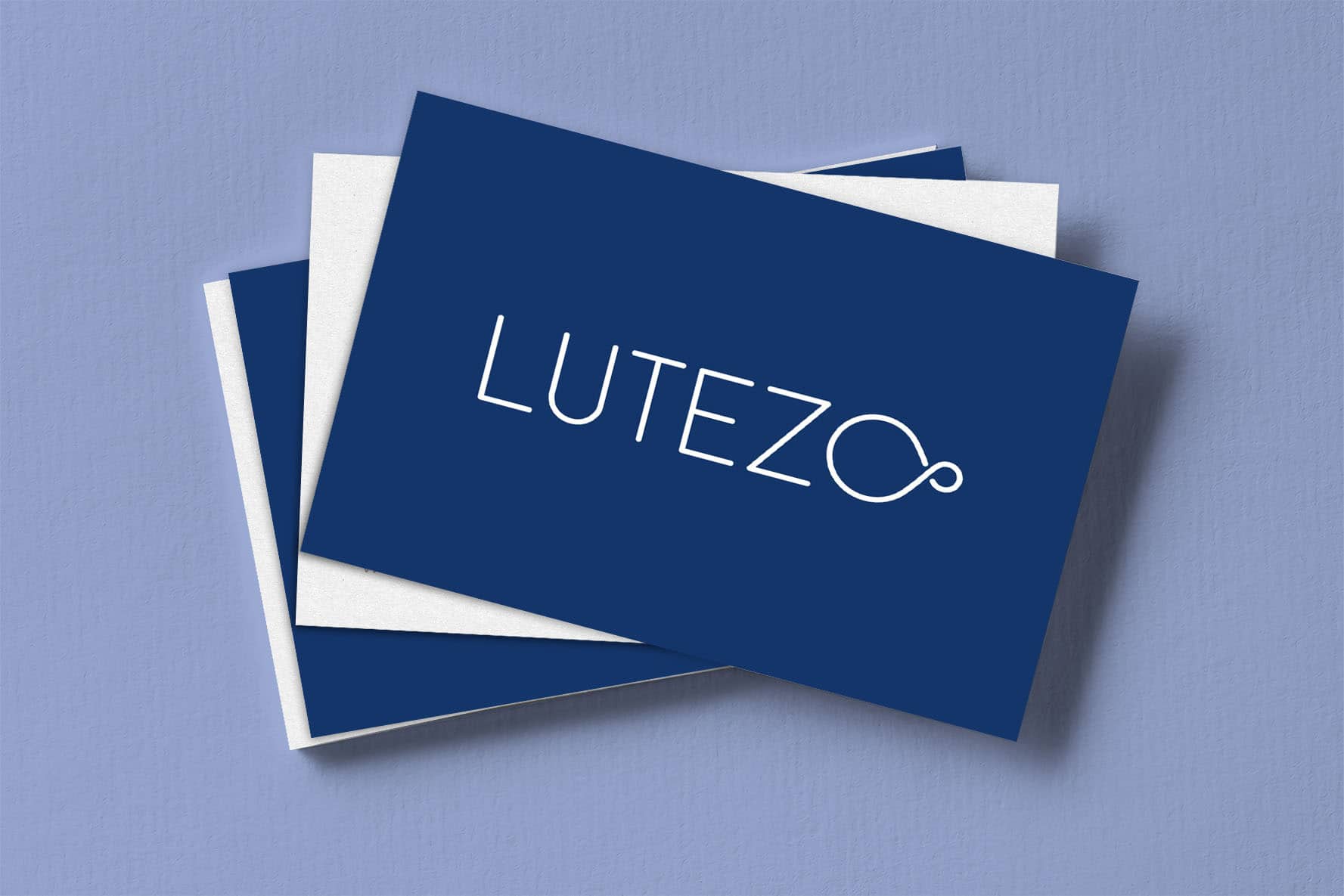Identité graphique designée par JLF Agency pour Lutezo, cabinet d'ingénierie IT