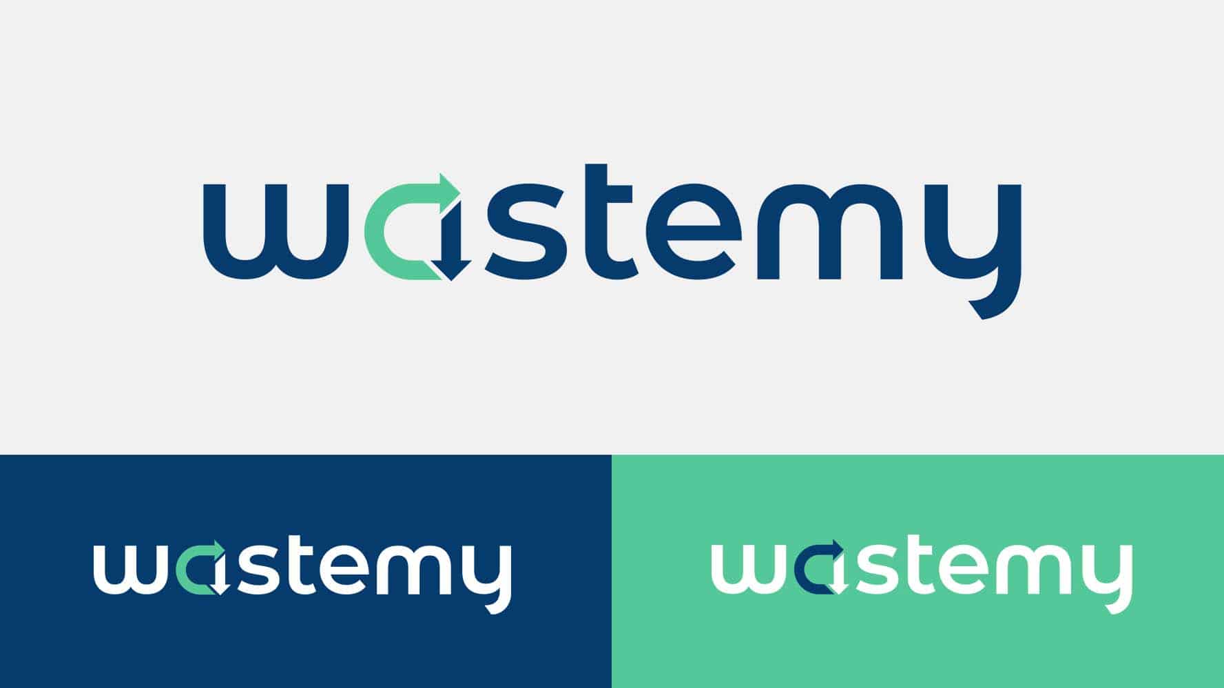 Logo Wastemy designé par JLF Agency